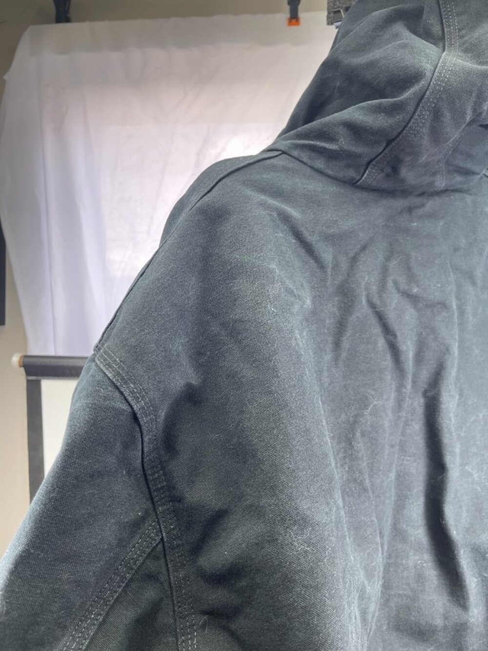 Carhartt J140 Black Duck Active Jacket USA Made Quilt Lined 4XL - Picture 15 of 16